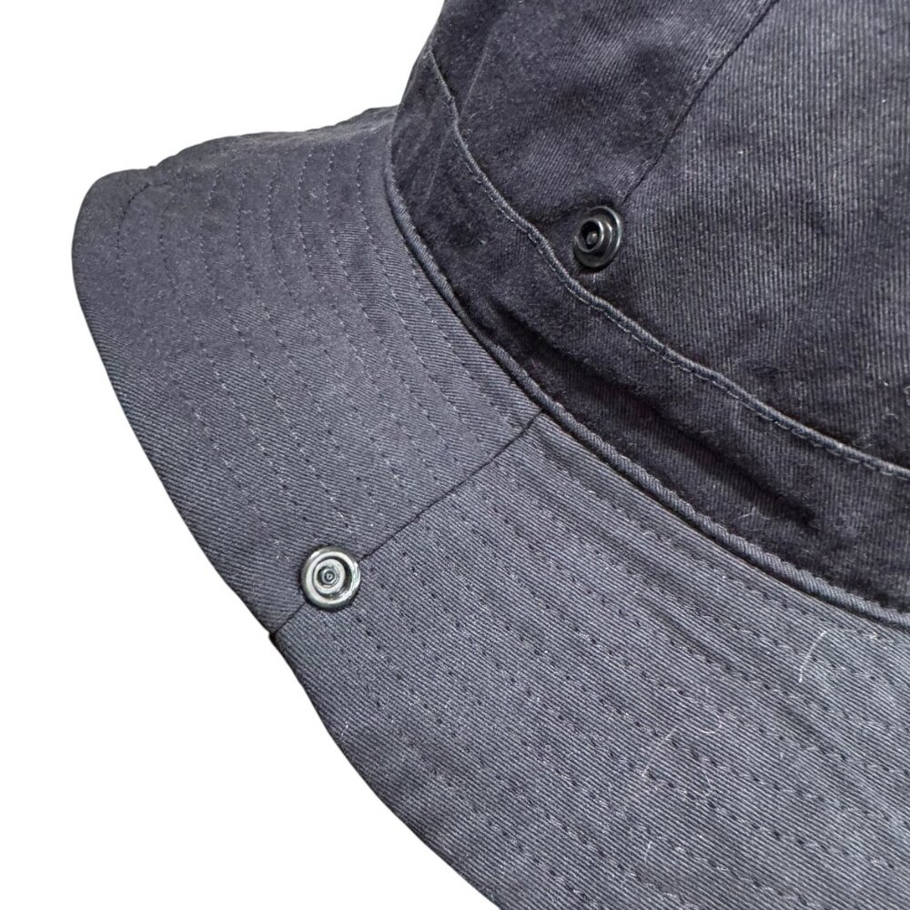 Outdoor Bucket Hat Black Adjustable Chin Strap Nordstrom NWT Size OS (Med) - Picture 6 of 8